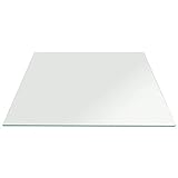 Balder - Tablero para Tapa de Mesa de Cristal Templado de 6 mm - FABRICACION A Medida - para Proteger mesas de Comedor, mesas de Jardin, mesas de Oficina.