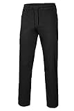 VELILLA 403006; Pantalón de popelín con Cintas; Color Negro; Talla XL