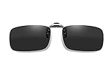 Clip on gafas de sol polarizadas - Súper Ligero - flip up gafas de sol con clip para aire libre/conducción/pesca/accesorio gafas UV400
