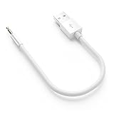 Cable de sincronización de datos USB para iPod Shuffle 3rd 4th 5th 6th 7th MP3/MP4, iPod Shuffle Cable-2 unidades