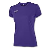 Joma Combi Woman M/C Camiseta Deportiva para Mujer de Manga Corta y Cuello Redondo, Morado (Purple), L