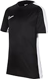 NIKE Short-Sleeve Soccer Top Y Nk DF Acd23 Top SS, Black/White/White, DR1343-010, XL