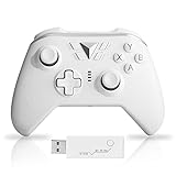 Mandos Inalámbricos para Xbox One, 2.4G Bluetooth Gamepad Controller con Doble Vibración Compatible con Xbox One S/X/Elite/Xbox Series X/PS3 /Windows 7/8/10