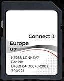 Tarjeta SD Navegación GPS Europa 2022 v7 - Base de datos Q1.2021 - D43BF04-D0070-2001 Compatible con Nissan Connect 3 LCN2