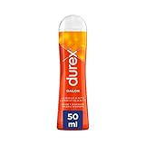 Durex Lubricante Calor y Diversión, óptimo para masturbación, 50 ml