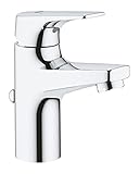 Grohe Start Flow- Grifo de lavabo monomando S (vaciador automático, menor consumo de agua, altura 144mm), cromo, ref. 23809000