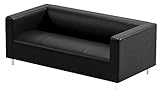 Sofa Pro La Piel sintética Klippan sofá Funda de Recambio, Medida Hecho Compatible para IKEA KLIPPAN Funda para sofá.
