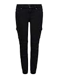 Only Onlmissouri Reg Ankl Cargo Pant Pnt Noos Pantalones Casuales, Black/Wash:Black Washed, 42 W/32 L para Mujer