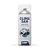 CAMP CLIMASAN Spray higienizante para sistemas de aire acondicionado, para el hogar y el automóvil, purifica el aire y neutraliza los malos olores, 400 ml