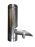 Various Desviador de agua de lluvia de 100 mm – Metal – Acero galvanizado para tubería bajante – Canaletas