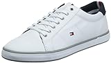 Tommy Hilfiger Hombre Vulcanized Sneaker Zapatillas, Blanco (White), 42 EU