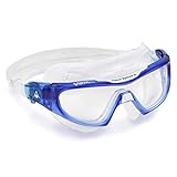 Aquasphere Vista Pro Máscara/Gafas de Natación Transparente - Lente Azul Titanio Espejo