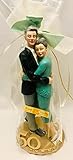 Figura muñecos pastel bodas de oro 50 aniversario GRABADA figuras PERSONALIZADAS para tarta o regalo