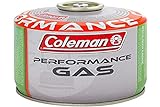 Coleman C300 Performance Cartucho Gas con Valvula, para Cocina Camping, Compacto y Recipiente Sellable