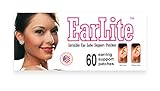 EarLite - Parches invisibles para pendientes, 60 unidades