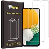 WFTE [2-Pack Protector de Pantalla para Samsung Galaxy A13 5G/4G/A04S/A04,9H,Huellas Dactilares Libre,Sin Burbujas,Cristal Templado Samsung Galaxy A13 5G/4G/A04S/A04