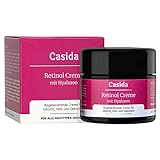 Casida - La Crema de Retinol con ácido hialurónico - Crema facial antiarrugas intensiva con retinol - la calidad de las farmacias - 50ml
