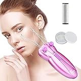 CAPMESSO Depiladoras Eléctrica Mujer Facial Depiladora Recortador Femenina Para Los Labios De La Cara Chin Cheeks Arm
