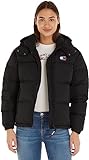 Tommy Jeans Women Alaska Puffer Down-Filled Jacket Winter, Black (Black), S