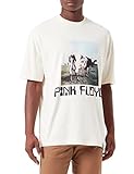 Recovered Pink Floyd Cow-Funda para álbum (tamaño Mediano), Color Crudo Camiseta, M para Hombre
