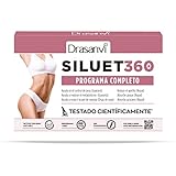 Drasanvi SILUET 360 - Programa completo - Fiit-ns® + Nopal + Picolinato de Cromo + Ácido hialurónico - Ayuda en el control de la pérdida de peso - 120 comprimidos, 1