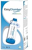 EasyChamber Dispositivo espaciador antiestático, cámara de inhalador, uso con inhalador de dosis medida, sin BPA ni látex