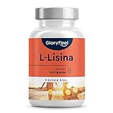 L-Lisina 400 cápsulas - 1000 mg Alta dosificación por dosis diaria - Aminoácido esencial con zinc para el sistema inmunitario, piel, cabello y uñas - A base de fermentación vegetal