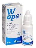 DEITERS - WOPS' Gotas Humectantes Multidosis, Lágrimas Artificiales para Ojos Secos, Ácido Hialurónico, Colirio, Gotas Lubricantes, Frasco 10 ml