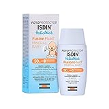 Fotoprotector ISDIN Fusion Fluid Mineral Baby SPF 50 - Protector solar facial formulado para la piel de niños y bebés, Filtros 100% físicos, Apto para pieles atópicas, 50 ml