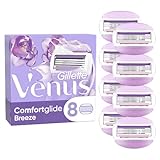Gillette Venus ComfortGlide Breeze Cuchillas de Afeitar Mujer, Paquete de 8 Cuchillas de Recambio (el embalaje puede variar)