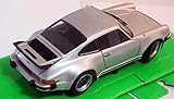 Porsche 911 Turbo 3.0, argenté, 1974, voiture miniature, Miniature déjà montée, Welly 1:24