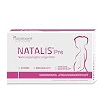 Natalis Pre, Suplemento para la Fertilidad y Embarazo Precoz con Acido Folico, Quatrefolic, Hierro y Vitaminas, 30 Cápsulas - SanaExpert