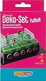 Dekoback 02-08-00005 - Decoración para tartas de Cumpleaños, 7 piezas, diseño de jugador de fútbol, Multicolor