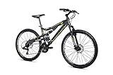 Moma Bikes Bicicleta Montaña Equinox5.0 26', Aluminio, SHIMANO 24v, Doble Freno Disco, Doble Suspensión (Varias Tallas)