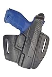 VlaMiTex B5 Pistolera 100% de Cuero, para Pistolas Heckler & Koch SFP9 HK VP9 VP40, Negro