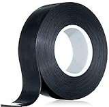 YoiYee Cinta de goma autoamalgamante, rollo de cinta de aislamiento eléctrico impermeable, 23 mm x 5 m, negro