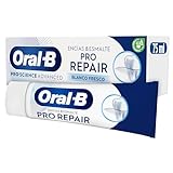 Oral-B Pasta de Dientes Encías y Esmalte Pro-Repair, Blanqueante, (12 x 75ml) Protege las Encías y los Dientes Sensibles