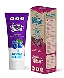 DENTAL DELIGHT Berry Blast (eco-prueba MUY BUENO) | pasta de dientes afrutada sabor arándano-menta | vegano sin microplásticos