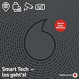 Vodafone Smart Tech L, datos de 20 GB, para dispositivos inteligentes, cámaras de seguridad LTE 4G/5G, Arlo Go, Reolink (no para smartphones, tabletas, sin llamadas de voz), ABO 24 meses, IoT, M2M SIM