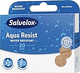 Salvelox  | Aqua Resist Spot | Apositos redondos resistentes a la suciedad y al agua que permiten la transpiración de la piel | Buena adherencia flexible | 20 Unidades