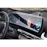 GAFAT Protector de pantalla compatible con BMW X1 iX1 U11 2022 2023 2024, protector de pantalla de cristal X1 U11 iDrive 8 para navegación de 10,7' + cabina de 10,25', 9H antiarañazos