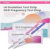 Femometer 40 test de Ovulación y 10 test de Embarazo Ultrasensibles Monitor de aplicación de soporte