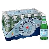 S. Pellegrino Agua Mineral Natural con Gas 4 Packs de 6 x 50cl, 24 botellas