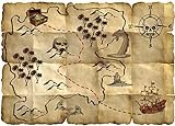 Folat Mapa del tesoro pirata (7659), 4 piezas