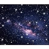 Renaiss 2.2x1.5m Fondo de Cielo Estrellado de Galaxia Universo Estrellas del Espacio Exterior Fondo de fotografía Baby Shower niños decoración de Fiesta de cumpleaños Accesorios de fotografía Vinilo