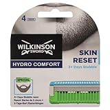 Wilkinson Sword Hydro Comfort Skin Reset - 4 Recambios de Cuchilla de Afeitar de 3 Hojas para Afeitar Barba de 3 días