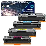 Hyggetech 201X Toner Compatible para HP 201X CF400X 201A CF400X CF401X CF402X CF403X Toner para HP Color Laserjet Pro MFP M252n M252 M277dw M277 M252dw M277 M274n M277c6