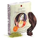 Henna y índigo - Color castaño - 200g - Tinte natural y tratamiento para el cabello - En polvo (200g)